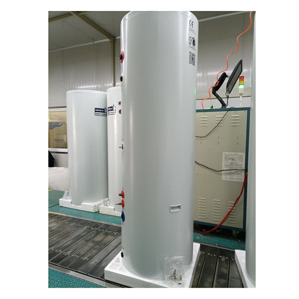 Průmyslová stříbrná nádrž na vodu pro profesionální filtrační systémy RO úpravna vody 