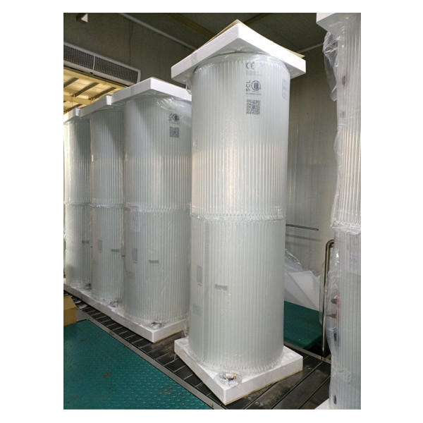 FRP GRP SMC nádrž na závislost na dešťové vodě s ohřívačem a chladicím systémem 