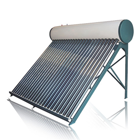 Solární systém ohřevu solární vody s evakuovaným potrubím s rozdělením aktivní úspory energie