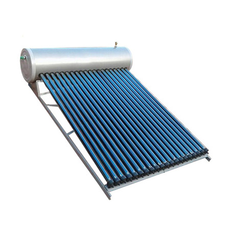 Solární systém s vakuovým ohřívačem teplé vody