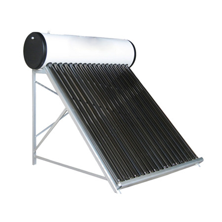 Trvanlivé s použitím různých beztlakových předehřívaných solárních ohřívačů vody