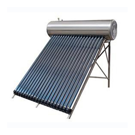 Populární solární ohřívač vody s aktivním oddělováním tepla z potrubí