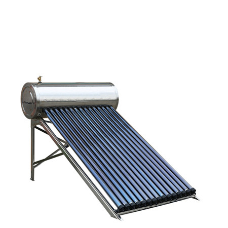 Tlakový solární ohřívač vody pro domácí použití, použití v hotelu
