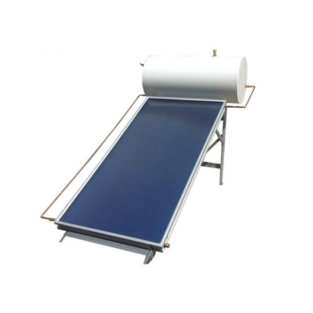Laserové svařování Plochý panelový ohřívač horké vody Solární tepelný plochý deskový kolektorový systém Absorpční měděné žebrové trubky