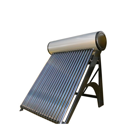 Plochý solární kolektor se solárním ohřívačem vody s modrým titanem